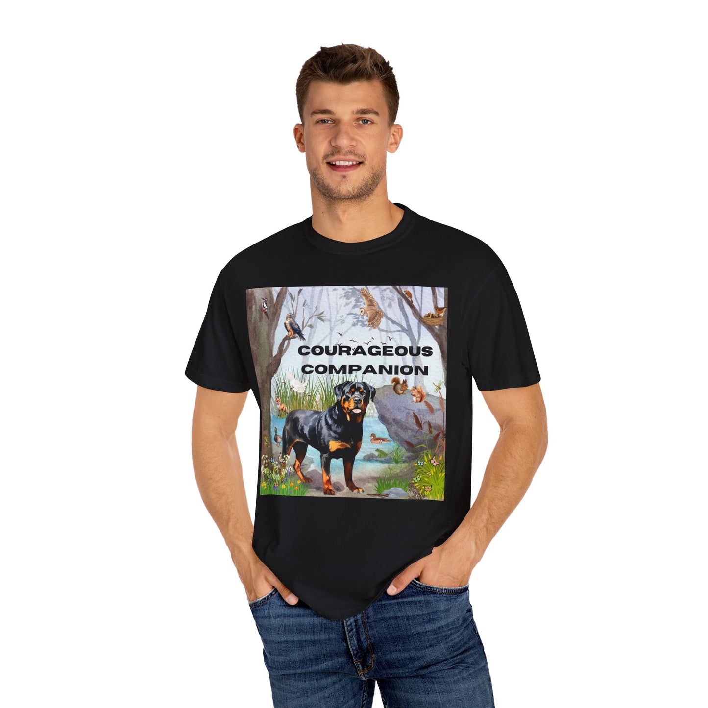 Courageous Companion Unisex Garment-Dyed T-shirt