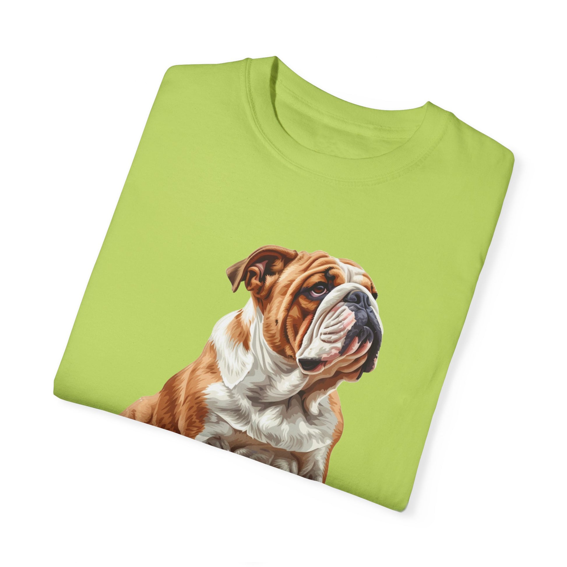 Bulldog Mom Unisex Garment-Dyed T-shirt
