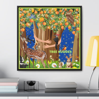 Tree Hugger Canvas Wall Art