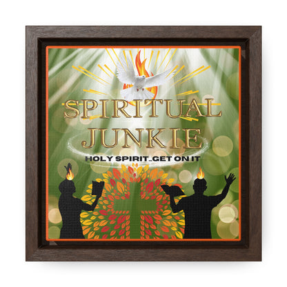 Spiritual Junkie Gallery Canvas Wraps, Square Frame