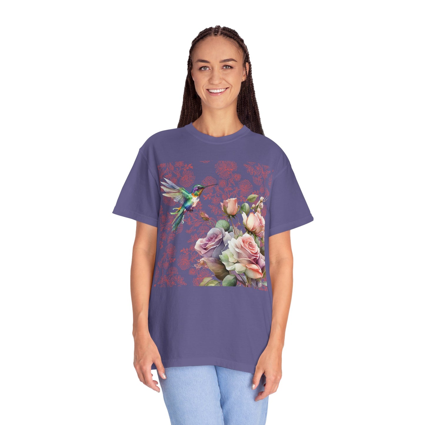 Hummingbird 1 Unisex Garment-Dyed T-shirt