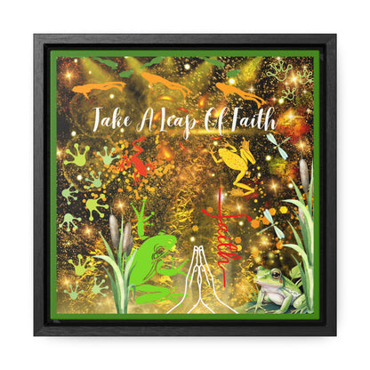 Take A Leap Of Faith Canvas Wall Art