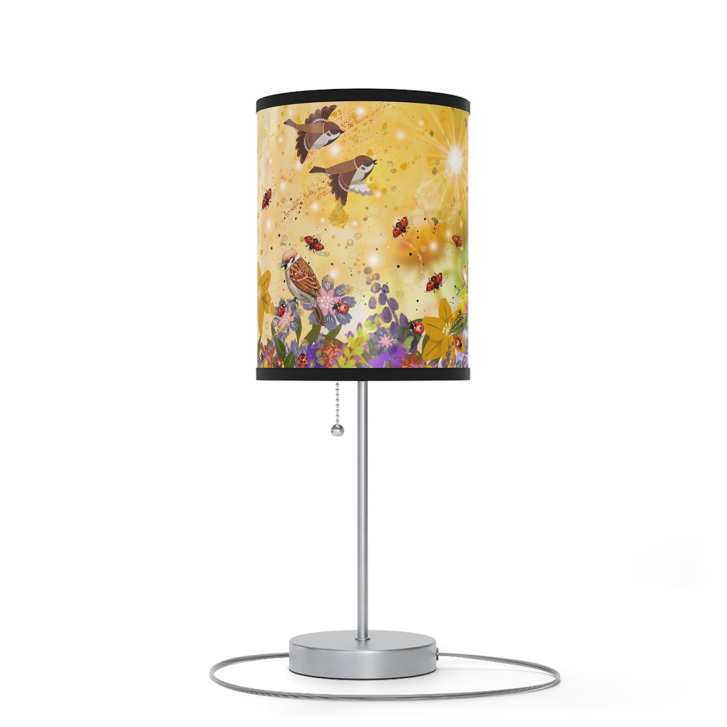 Ladybug Garden Lamp on a Stand, US|CA plug