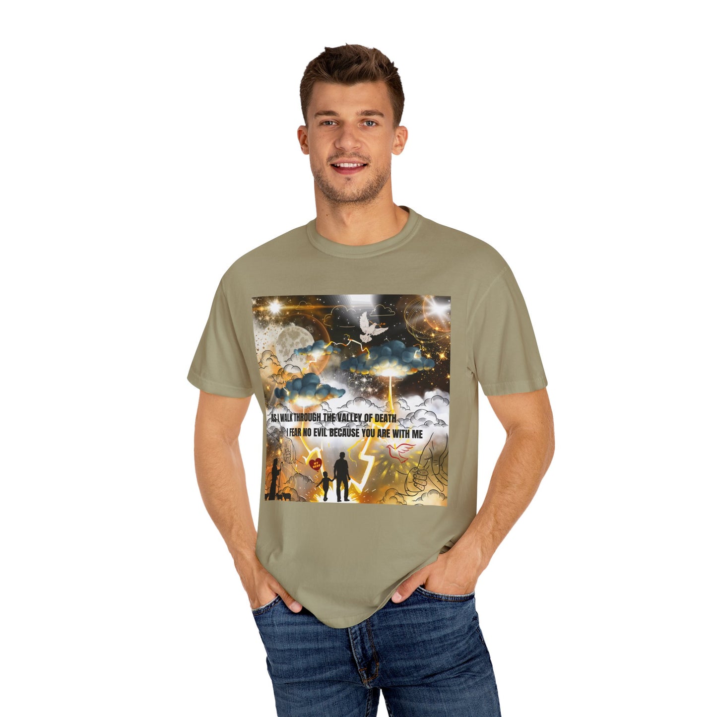 I Fear No Evil Unisex Garment-Dyed T-shirt