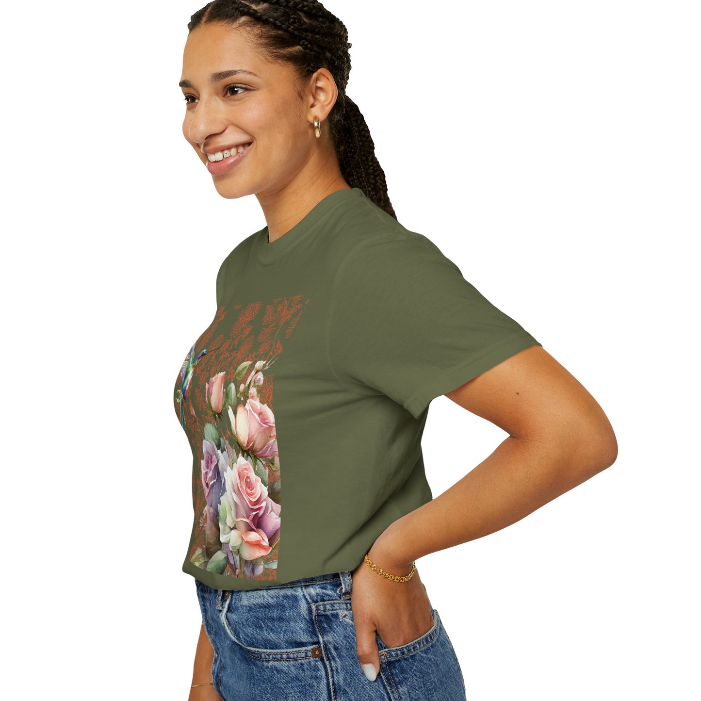 Hummingbird 1 Unisex Garment-Dyed T-shirt