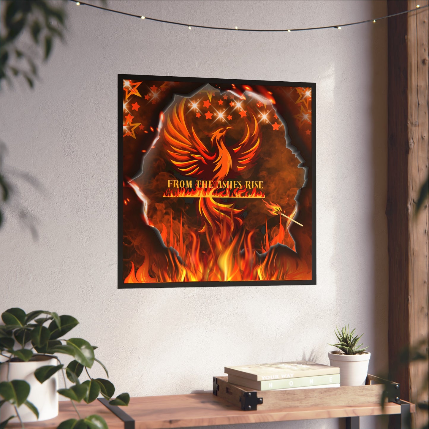 From The Ashes Rise Fine Art Poster