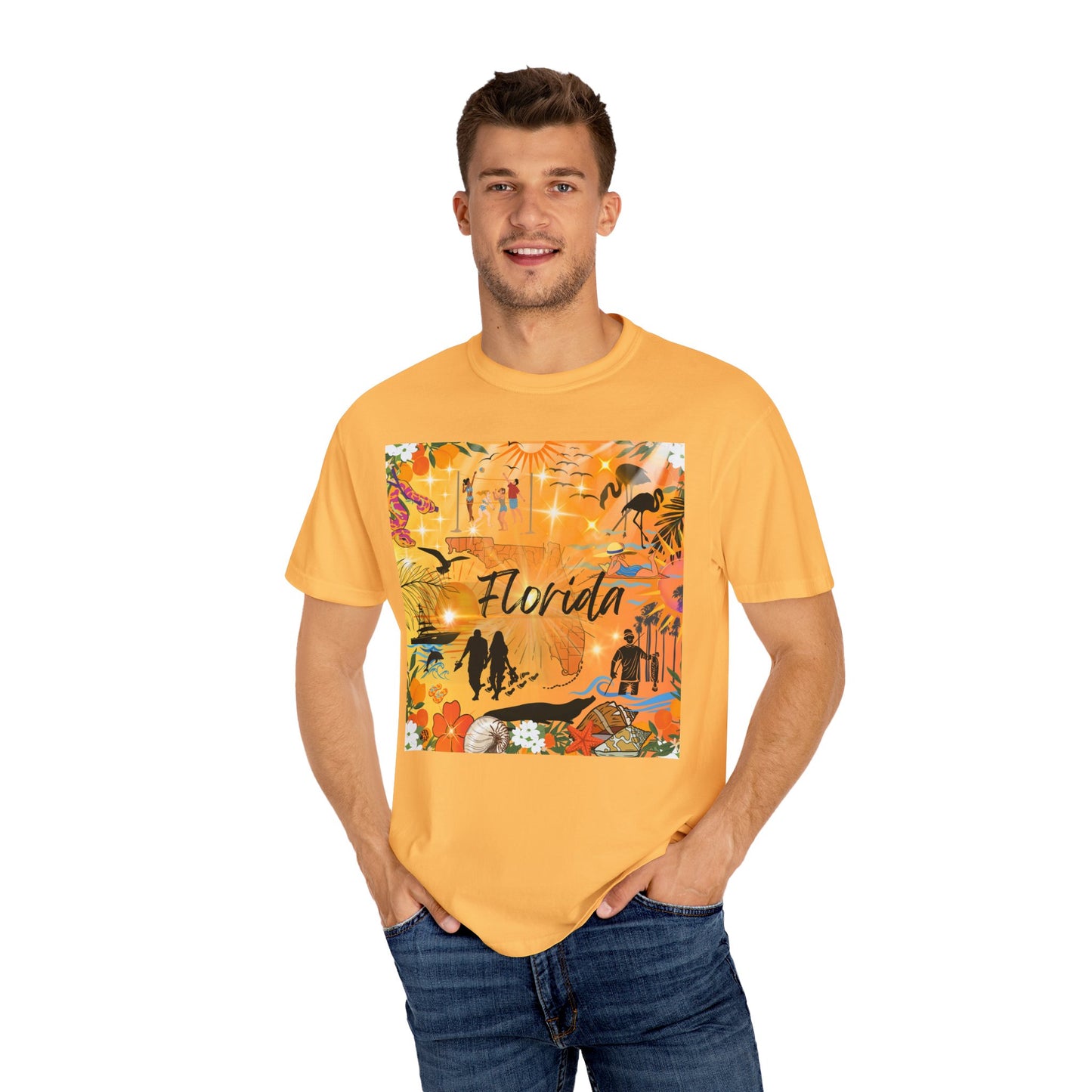 Florida Unisex Garment-Dyed T-shirt