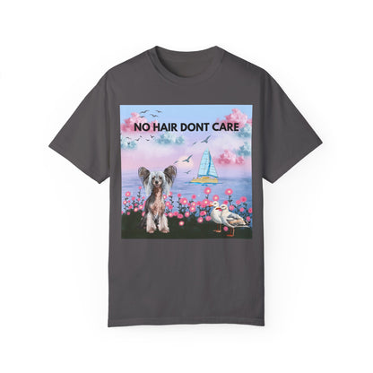 No Hair Don't Care Unisex Garment-Dyed T-shirt