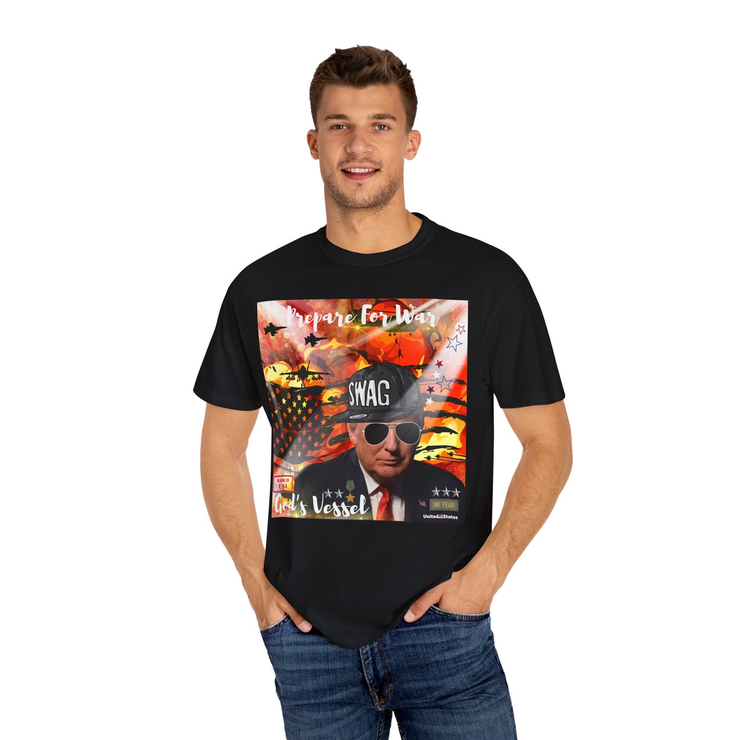 God's Vessel Unisex Garment-Dyed T-shirt