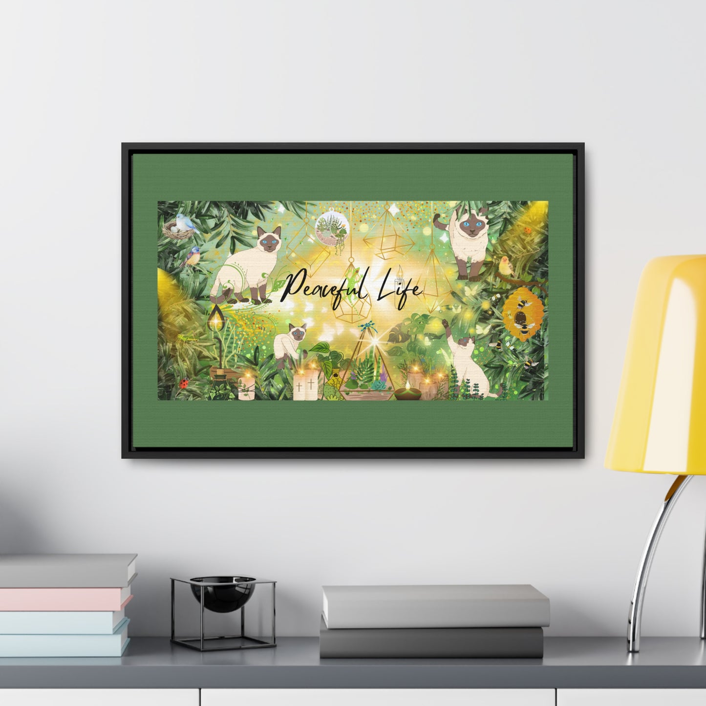 Peaceful Life Canvas Wall Art