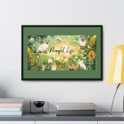 Peaceful Life Canvas Wall Art