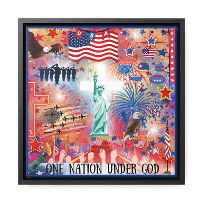 One Nation Under God Canvas Wall Art