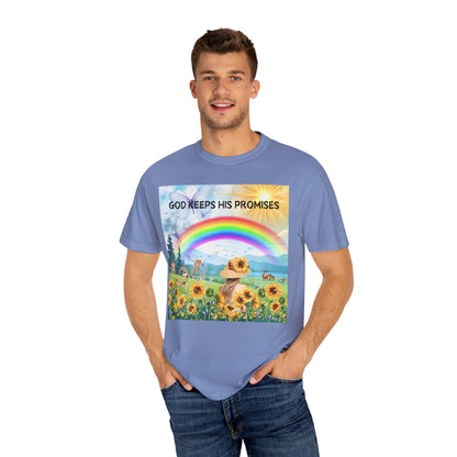 God Keeps His Promises Unisex Garment-Dyed T-shirt