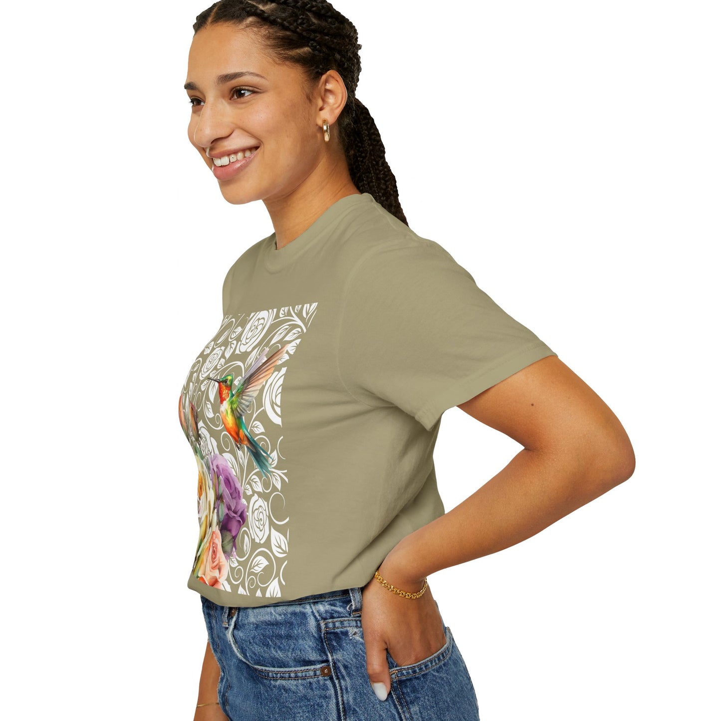 Hummingbird 2 Unisex Garment-Dyed T-shirt