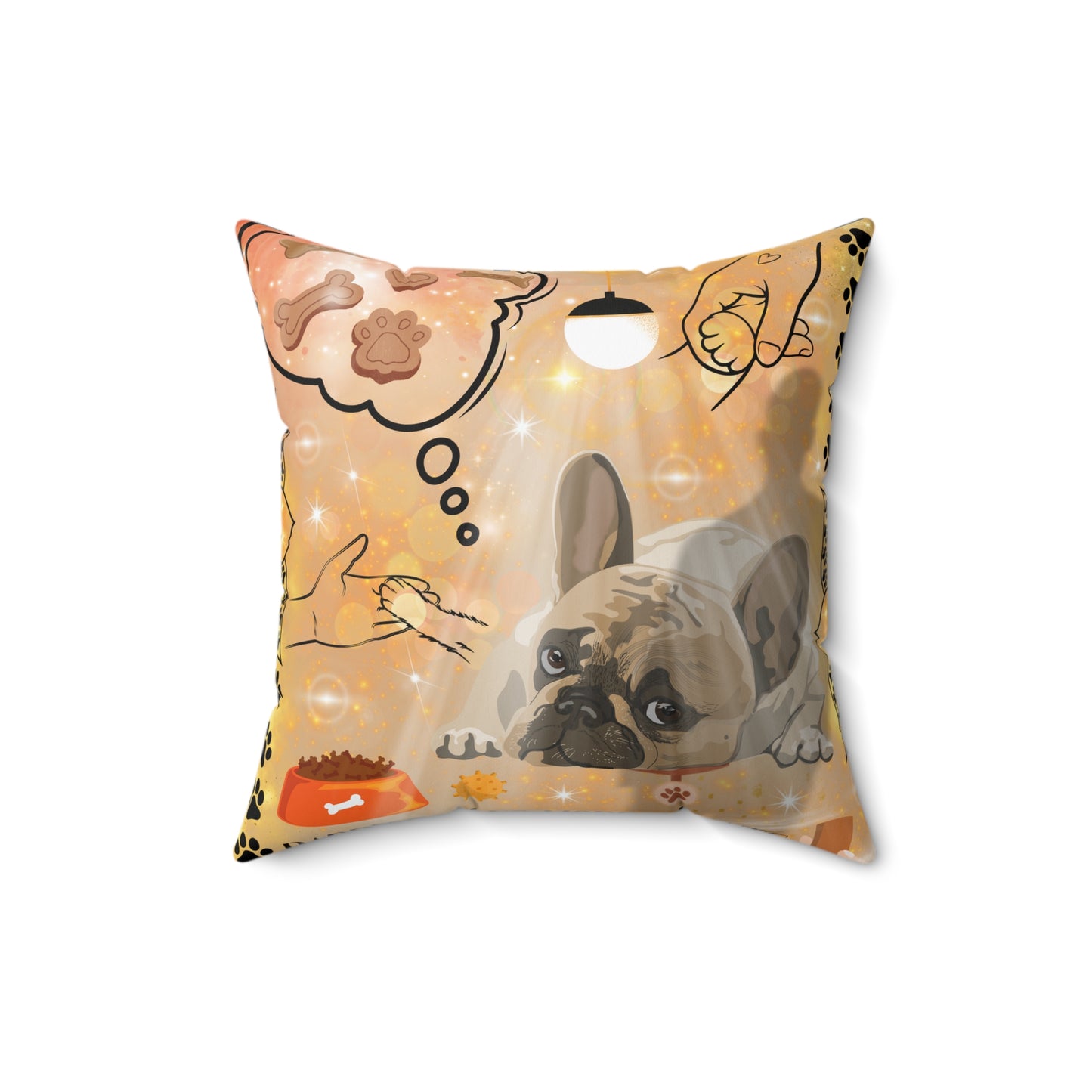 Daddy Said No More Treats Spun Polyester Square Pillow
