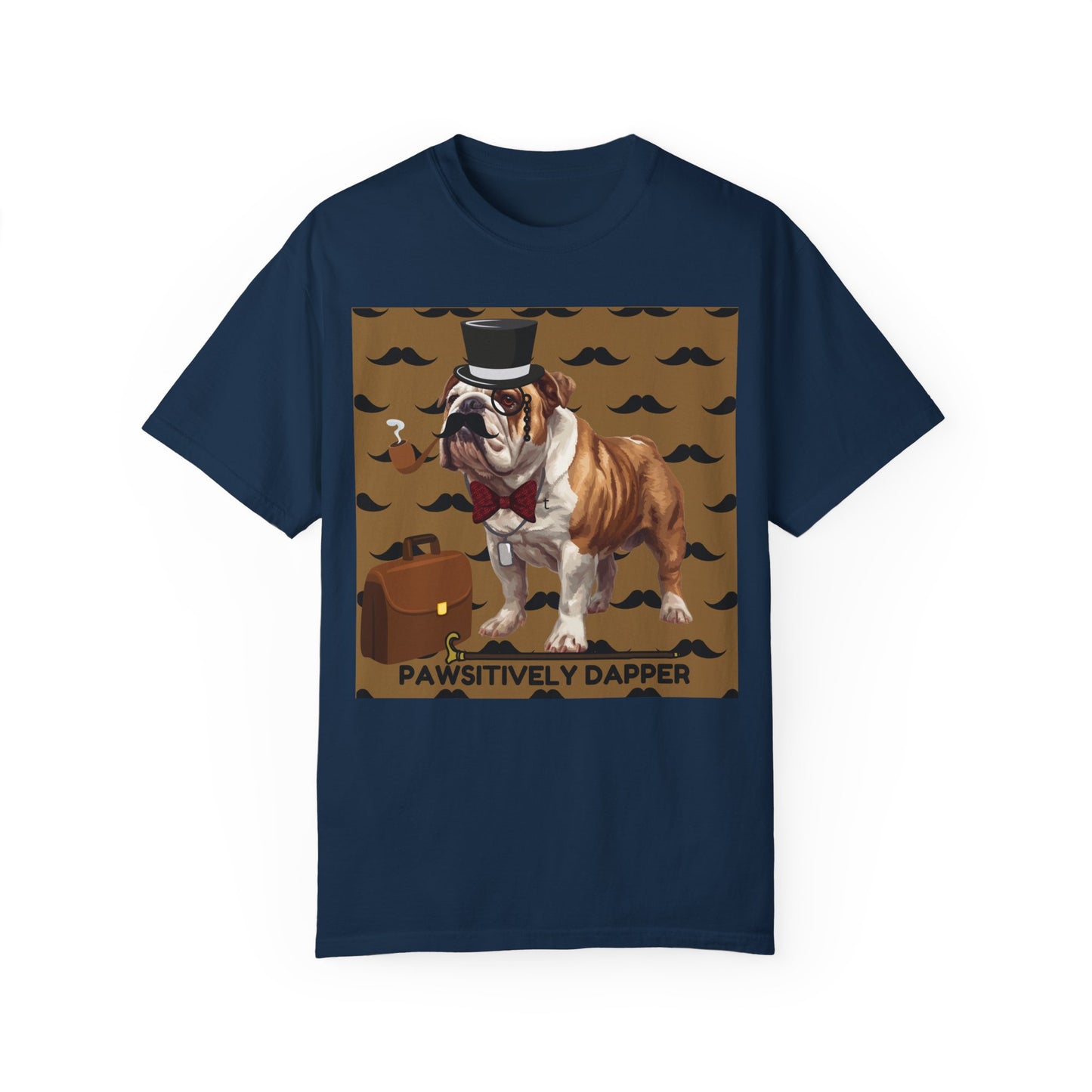 Pawsitively Dapper Unisex Garment-Dyed T-shirt