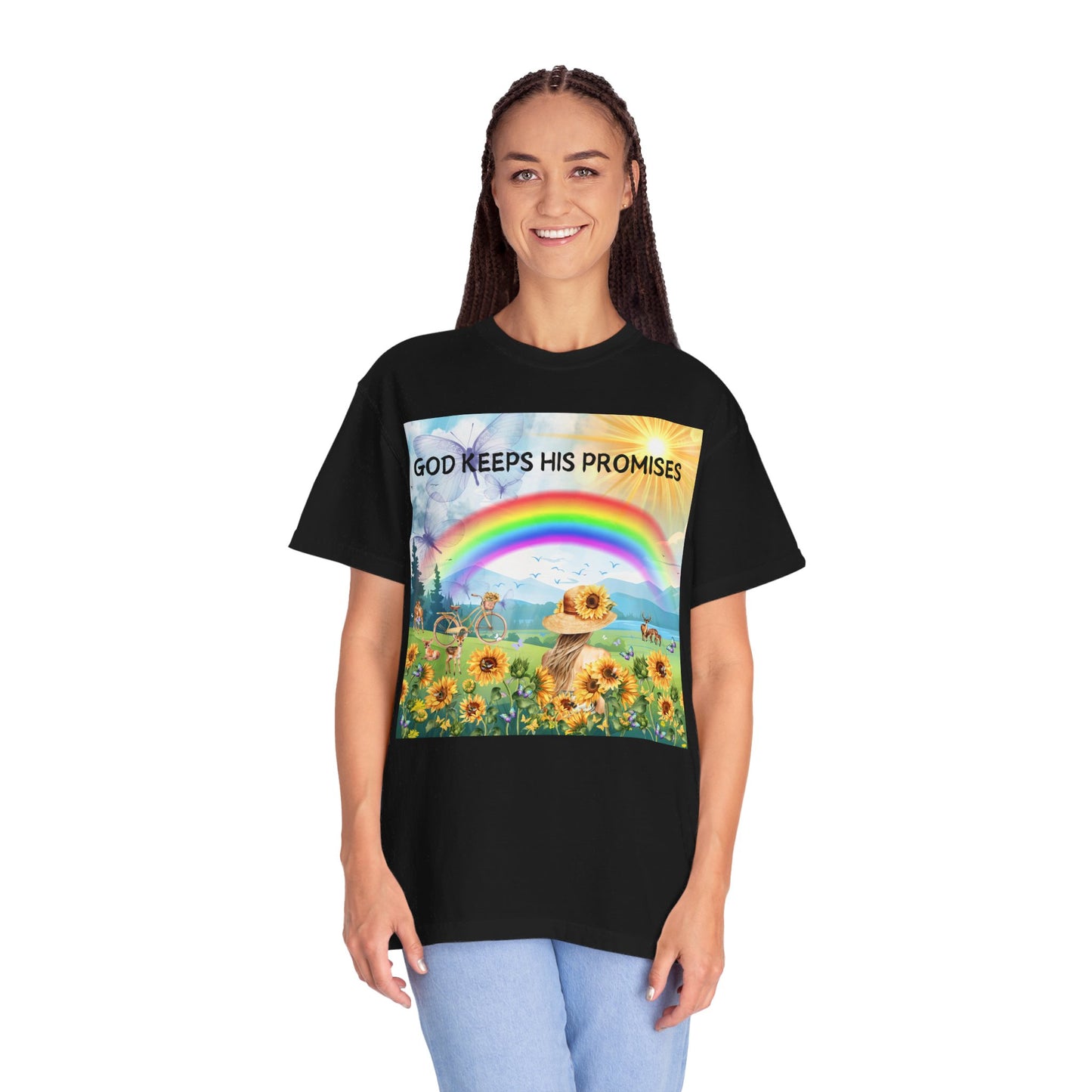 God Keeps His Promises Unisex Garment-Dyed T-shirt