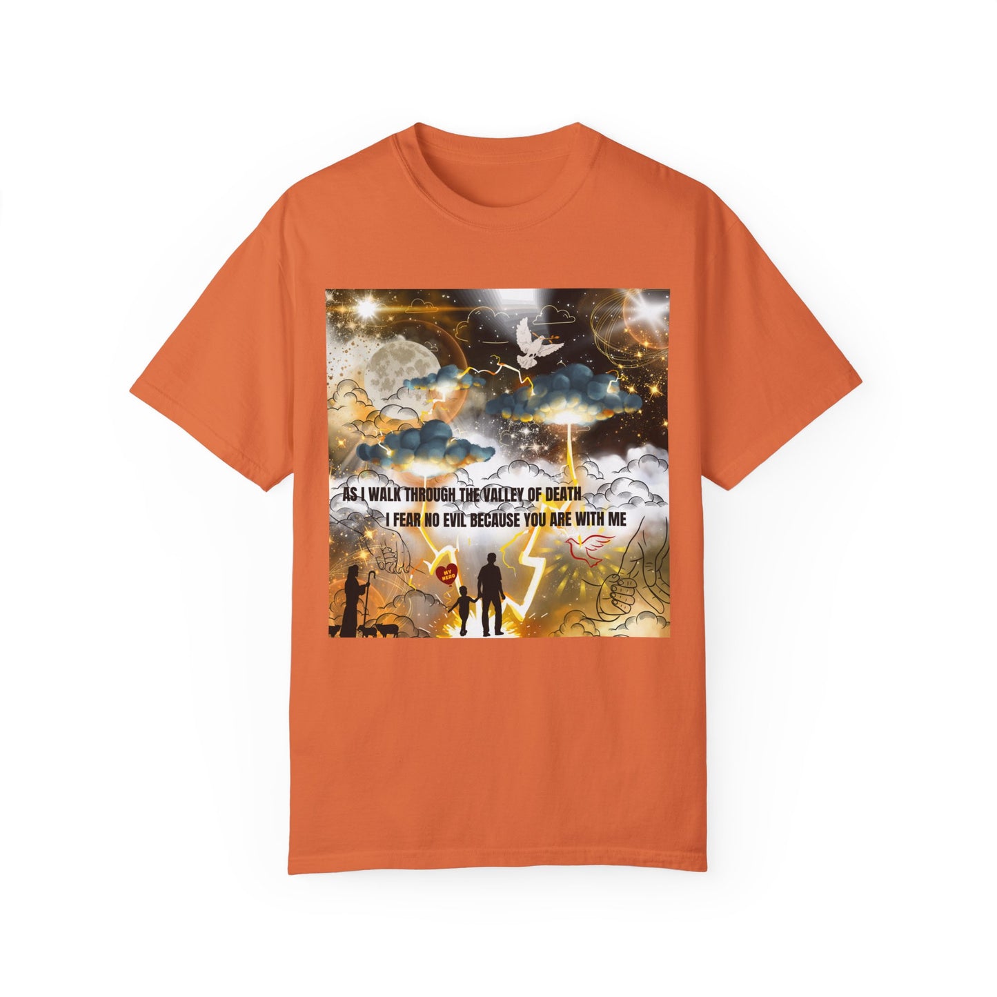 I Fear No Evil Unisex Garment-Dyed T-shirt