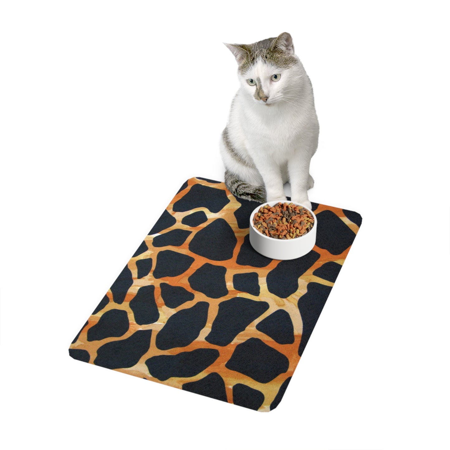 Pet Food Mat (12x18) Giraffe