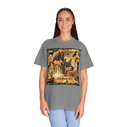 Doberman Life Unisex Garment-Dyed T-shirt