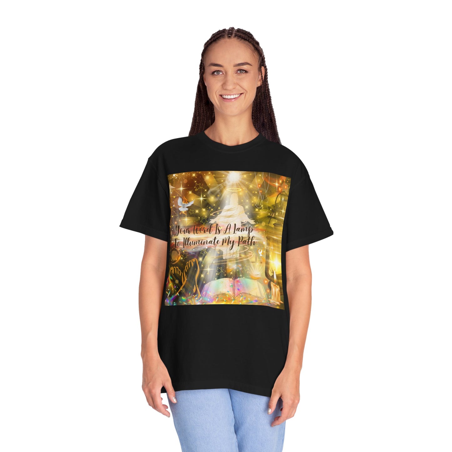 Your Word Unisex Garment-Dyed T-shirt