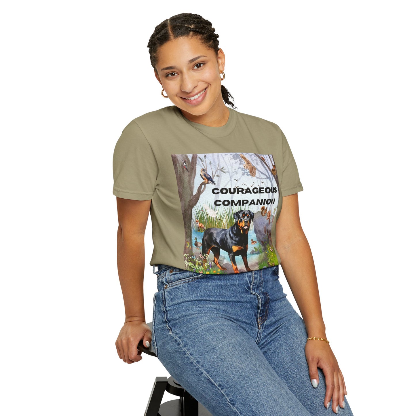 Courageous Companion Unisex Garment-Dyed T-shirt