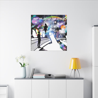 In His Hands - Cosmic Wall Art Canvas Print, Home Decor, Inspirational Decor, Galaxy Artwork, Unique Gift for Space Lovers, Abstract Art