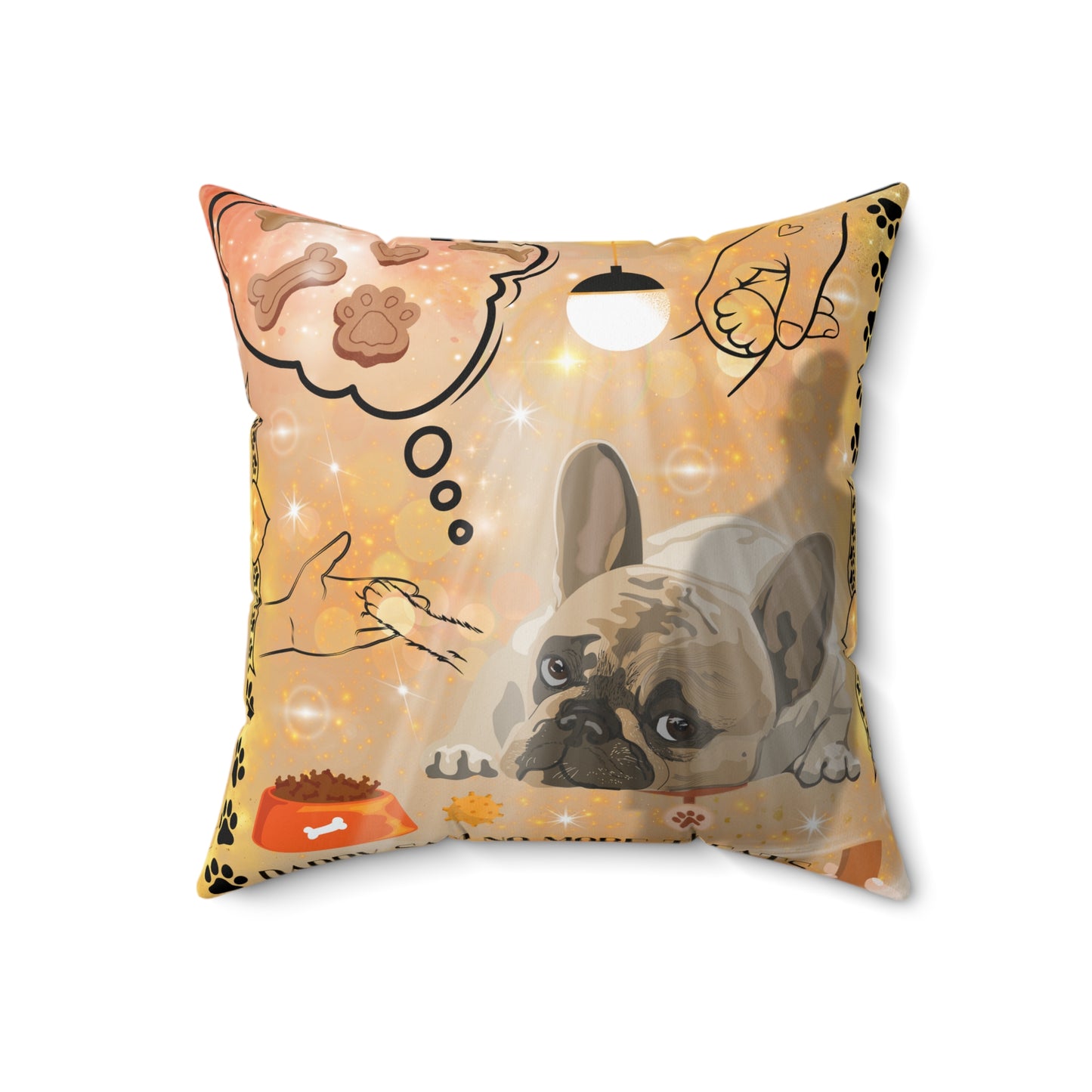 Daddy Said No More Treats Spun Polyester Square Pillow
