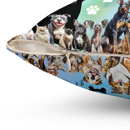 Vet Tech Life Spun Polyester Square Pillow