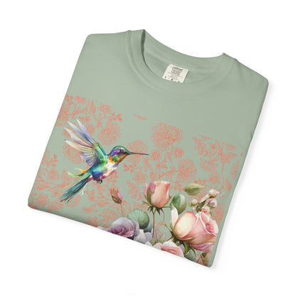 Hummingbird 1 Unisex Garment-Dyed T-shirt
