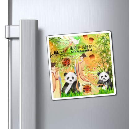 Life Is Beautiful Chinese Magnets