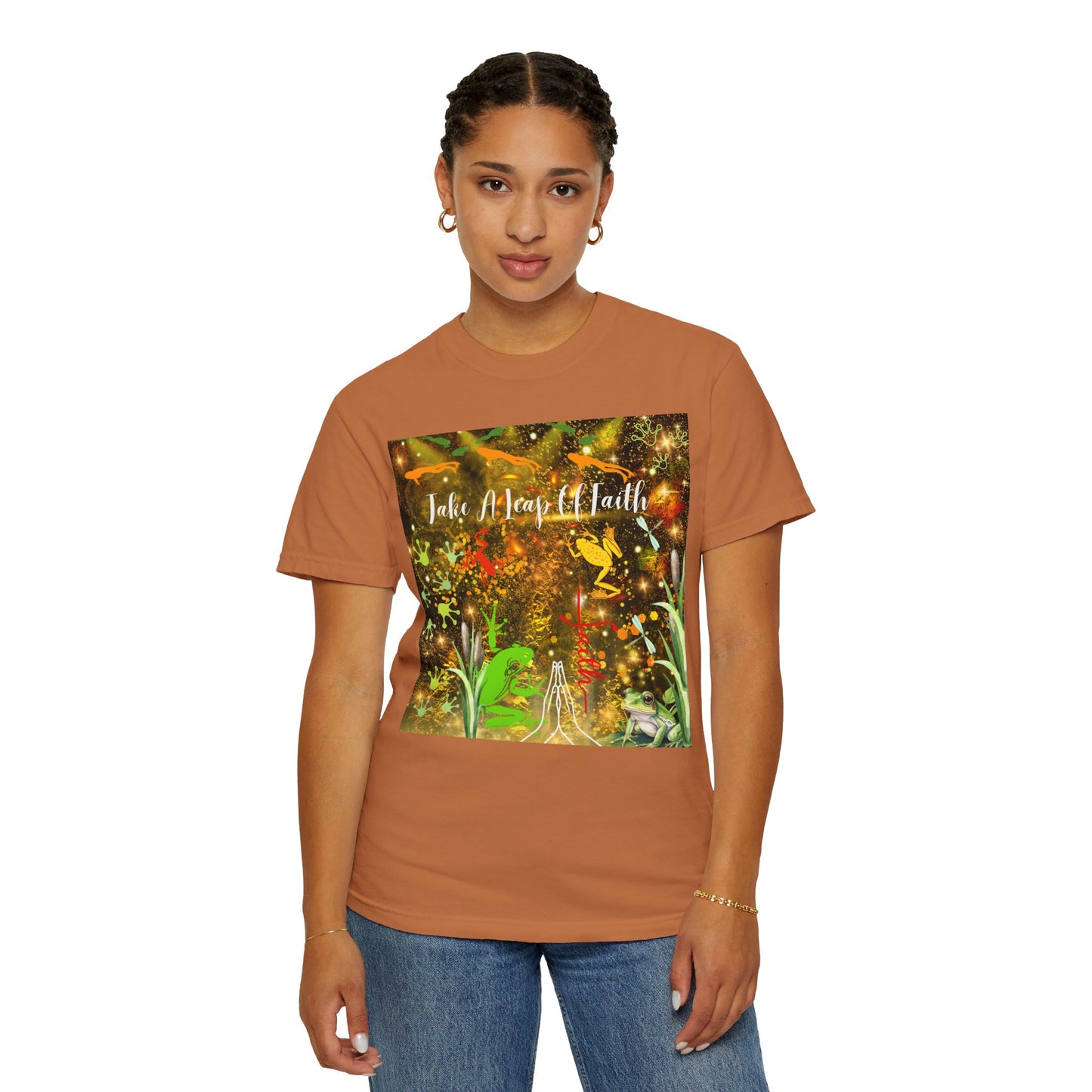 Take A Leap Of Faith Unisex Garment-Dyed T-shirt