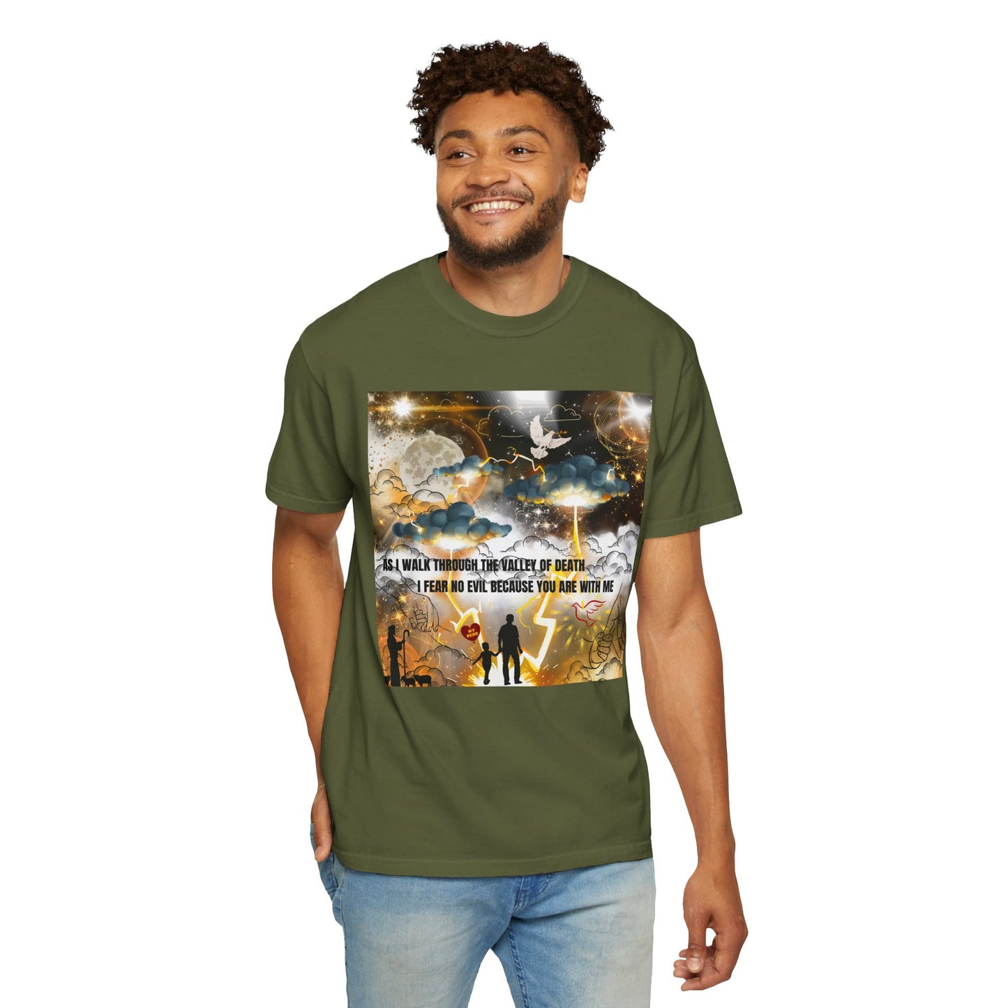 I Fear No Evil Unisex Garment-Dyed T-shirt