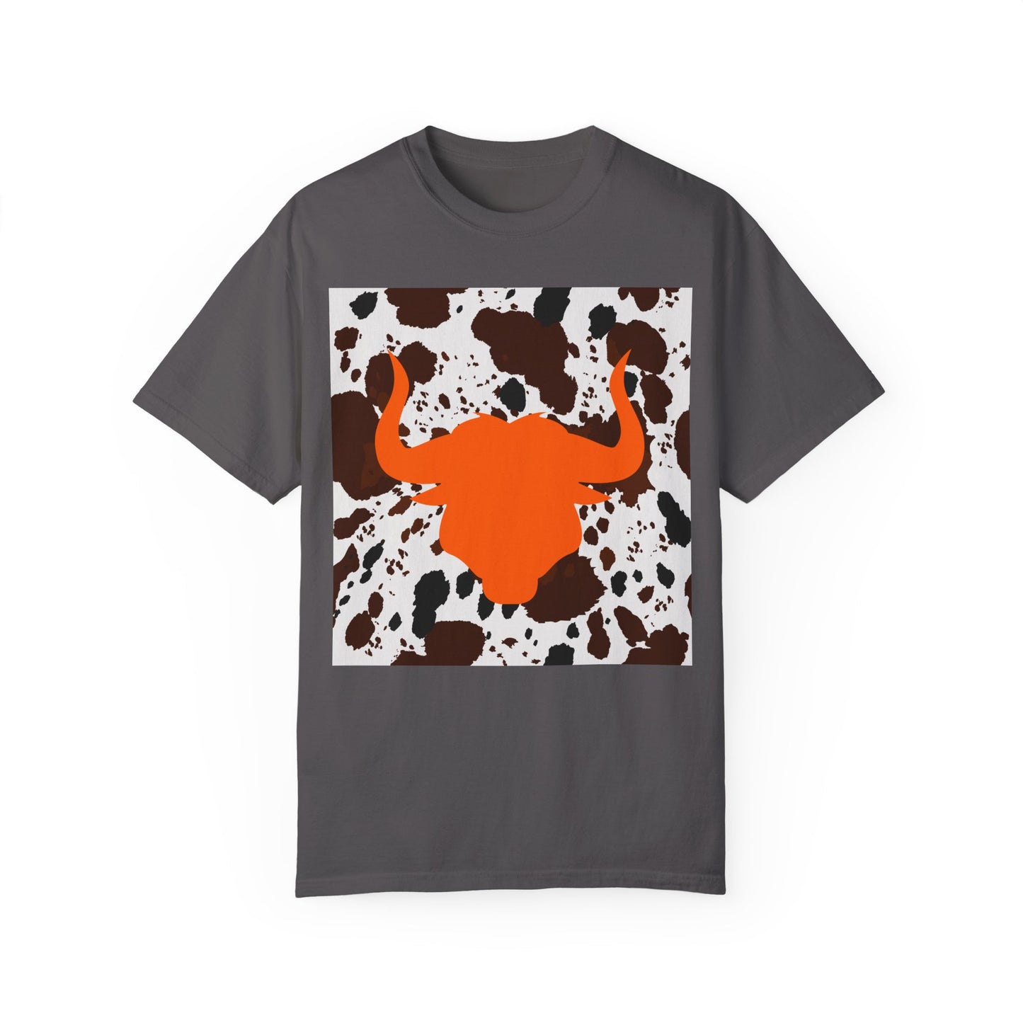 Cow 3 Unisex Garment-Dyed T-shirt