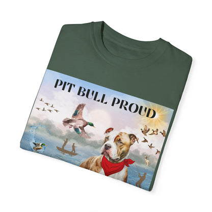 Pit Bull Proud Unisex Garment-Dyed T-shirt