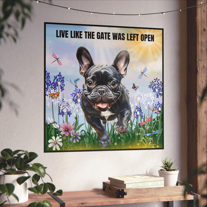 Live Like The Gate Was Left Open Fine Art Posters