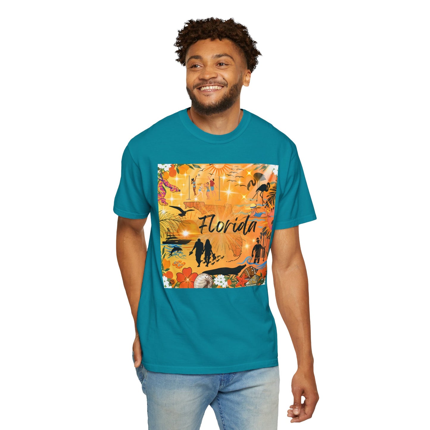 Florida Unisex Garment-Dyed T-shirt