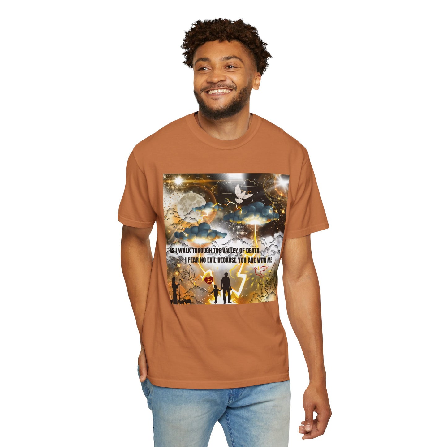 I Fear No Evil Unisex Garment-Dyed T-shirt