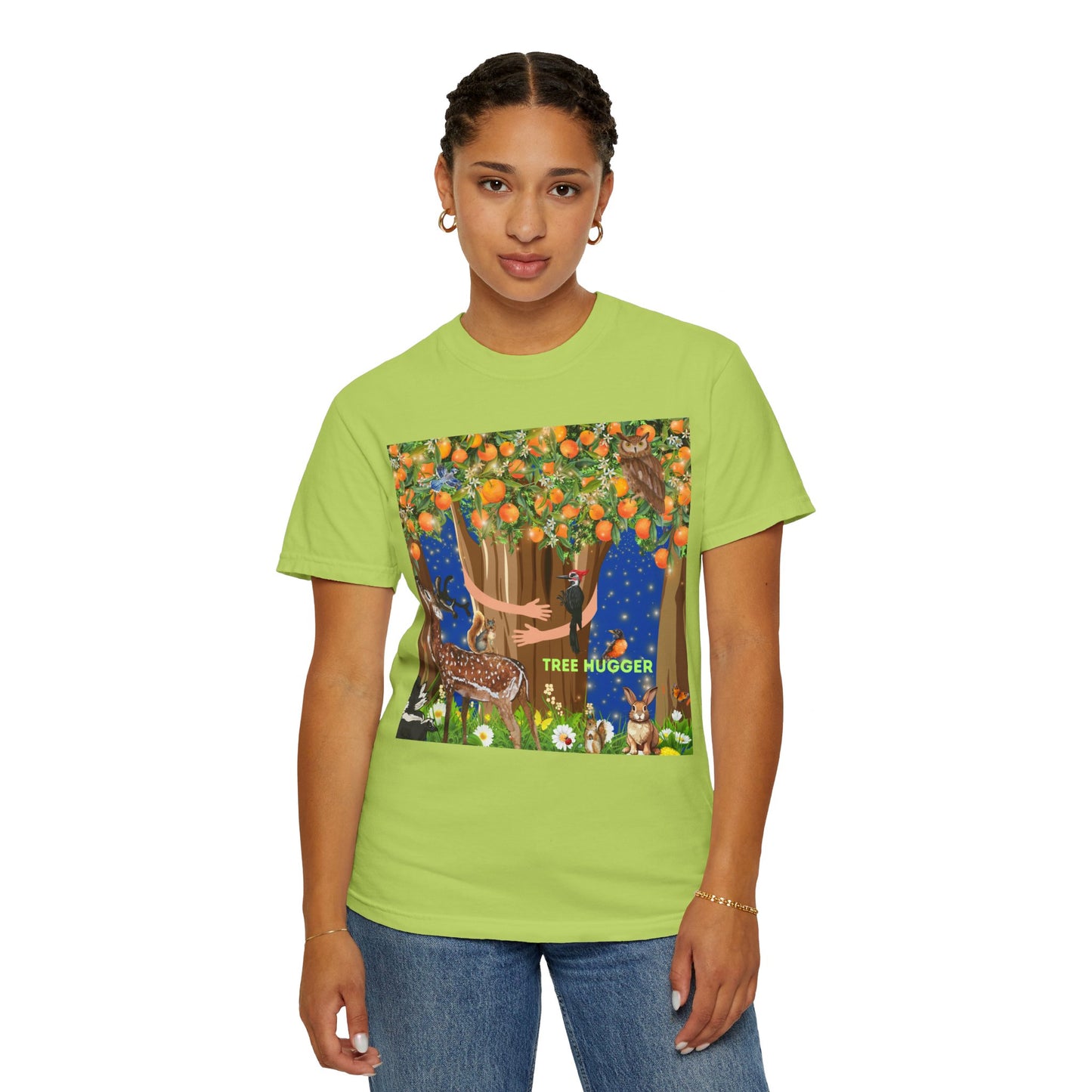 Tree Hugger Unisex Garment-Dyed T-shirt