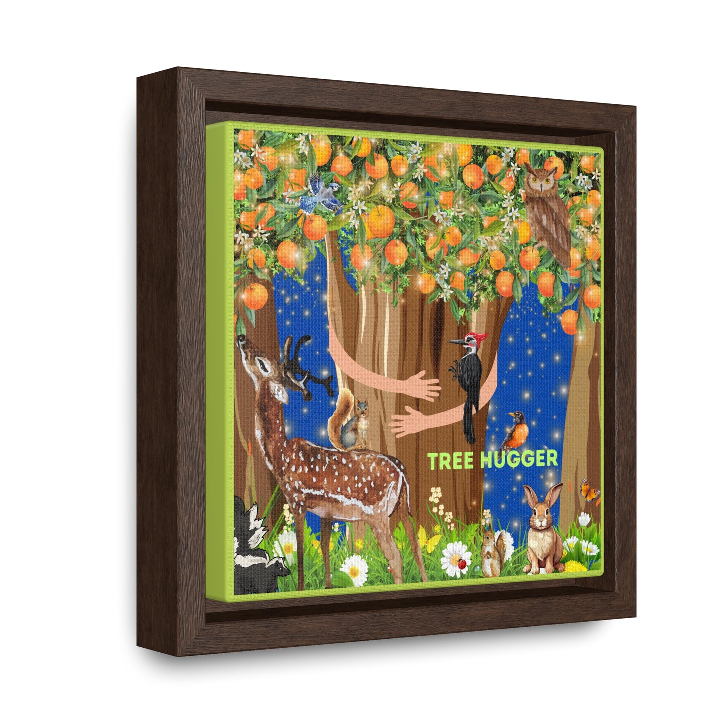 Tree Hugger Canvas Wall Art