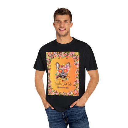 Pawsitive Vibes Only Unisex Garment-Dyed T-shirt