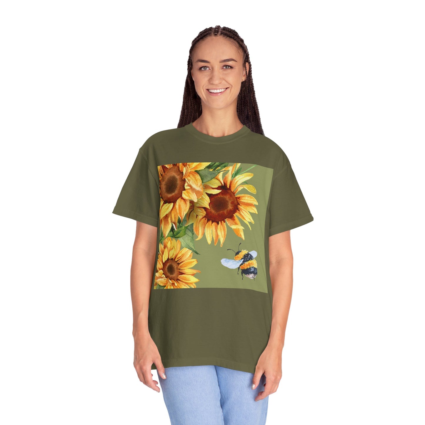 Bee 3 Unisex Garment-Dyed T-shirt