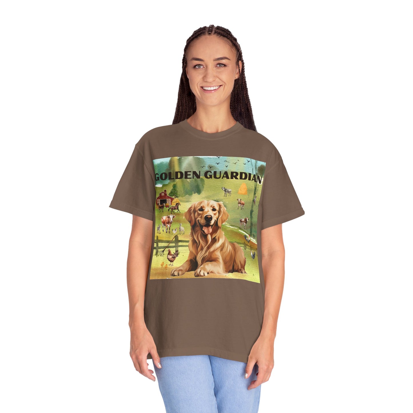 Golden Guardian Unisex Garment-Dyed T-shirt