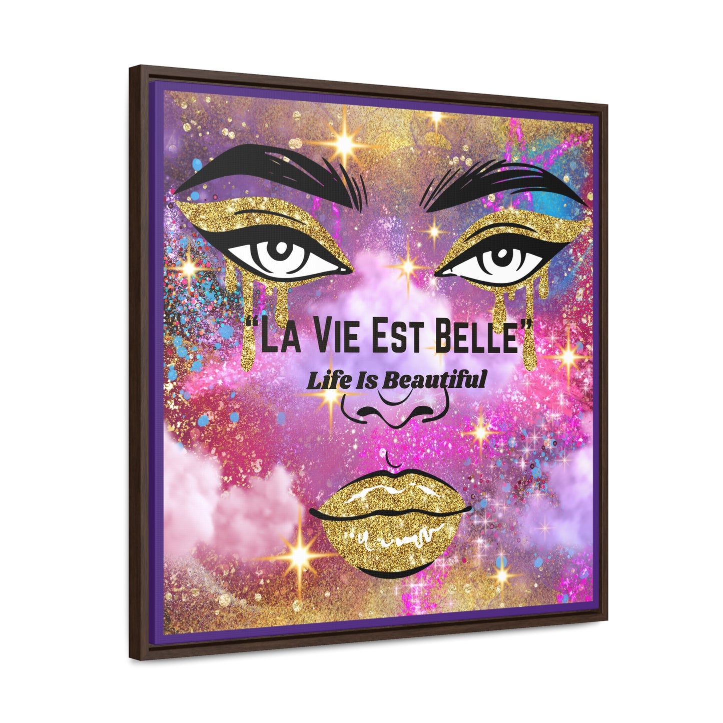 Life Is Beautiful French Canvas Wall Art