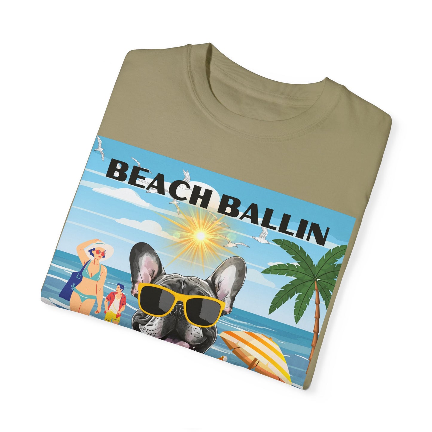 Beach Ballin Unisex Garment-Dyed T-shirt