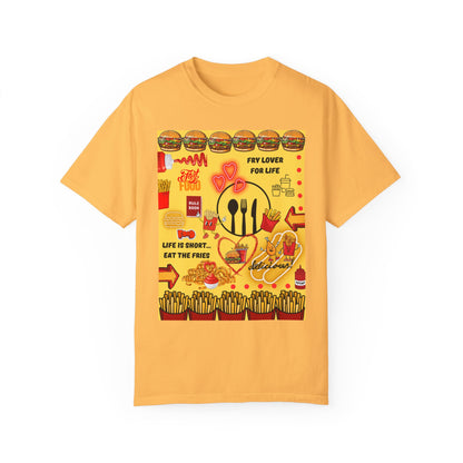 Eat The Fries Unisex Garment-Dyed T-shirt