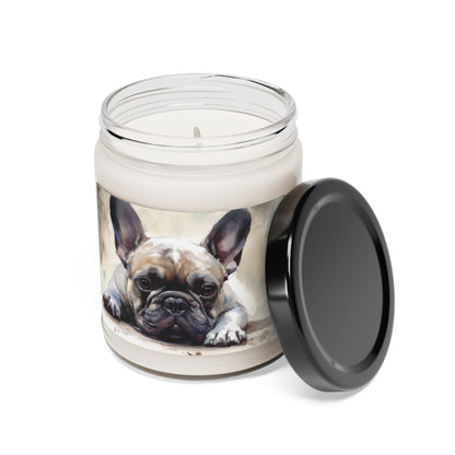 Sweet Frenchie Scented Soy Candle, 9oz