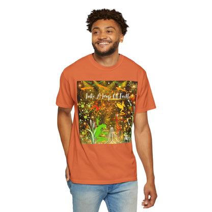 Take A Leap Of Faith Unisex Garment-Dyed T-shirt