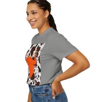Cow 3 Unisex Garment-Dyed T-shirt