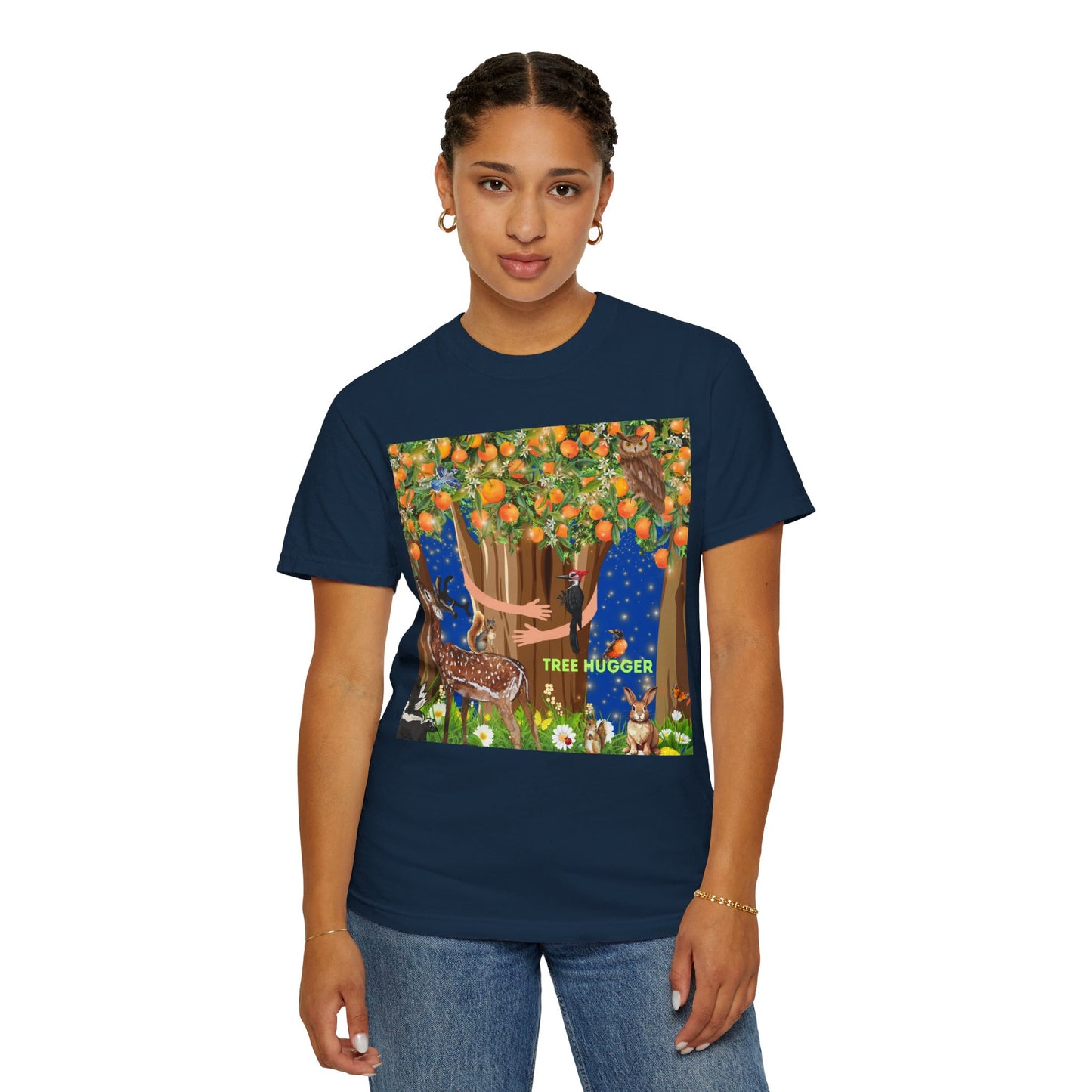 Tree Hugger Unisex Garment-Dyed T-shirt